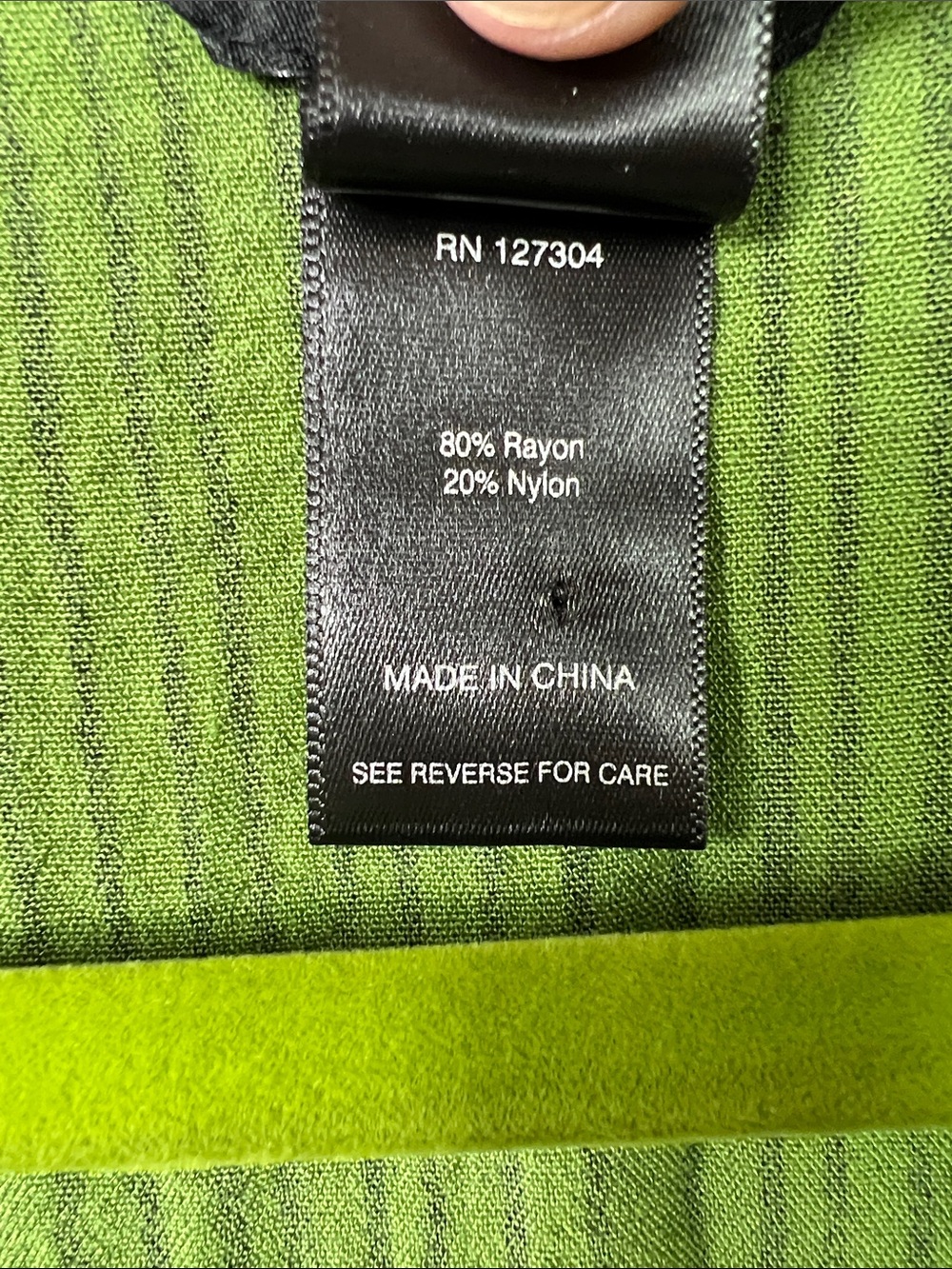 Ali Miles Green & Black Stripe 3/4 Sleeve Button Front Blouse 2X - Picture 4 of 7